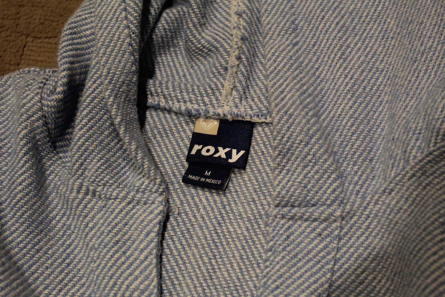 Late 90s Rare Roxy Blue Poncho - Revival Surfwear