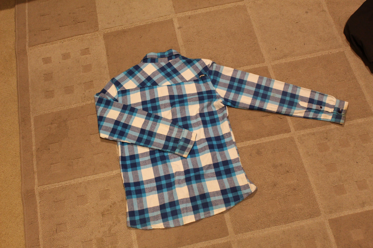 Y2K Ripcurl Blue Flannel - Revival Surfwear