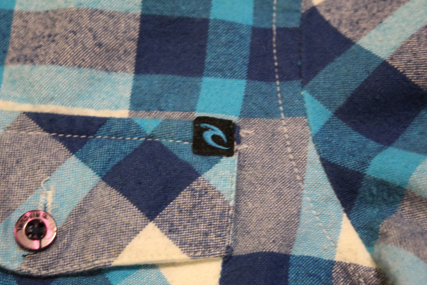 Y2K Ripcurl Blue Flannel - Revival Surfwear