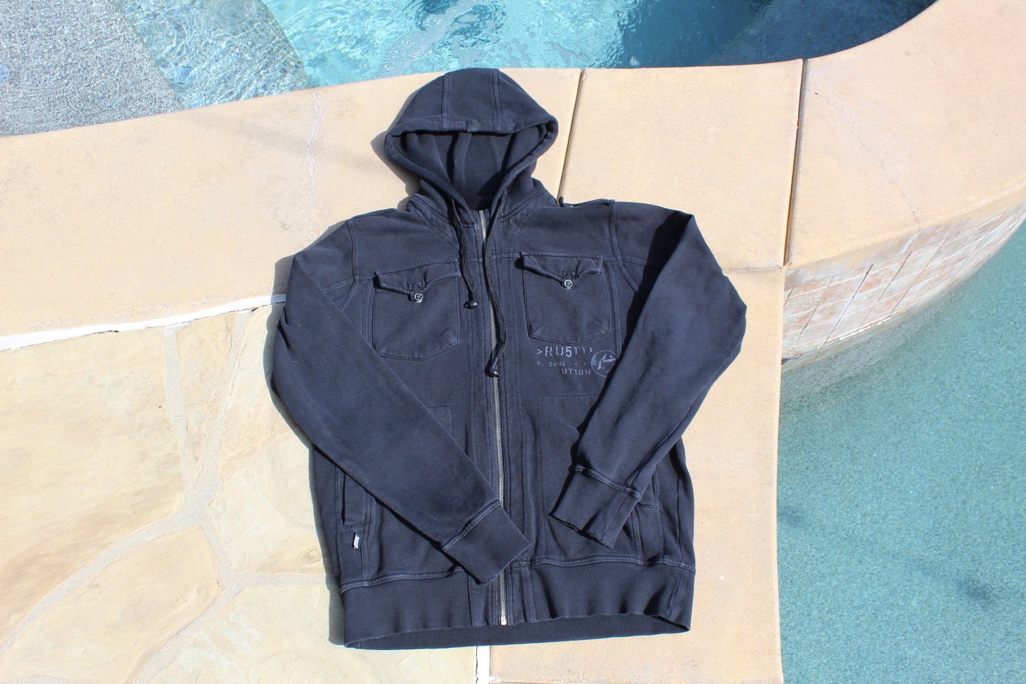 00s Vintage Rusty Surfboards Heavy Jacket