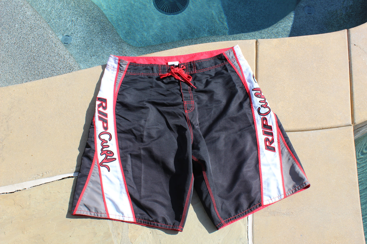 90s Rare Vintage Rip Curl Baggy Boardshorts