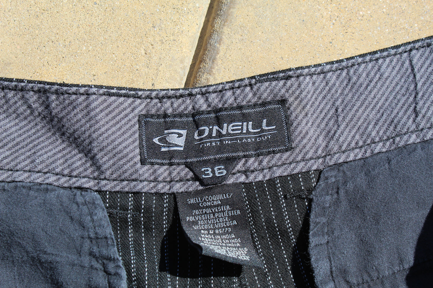 00s Vintage O'neill Striped Chino Shorts