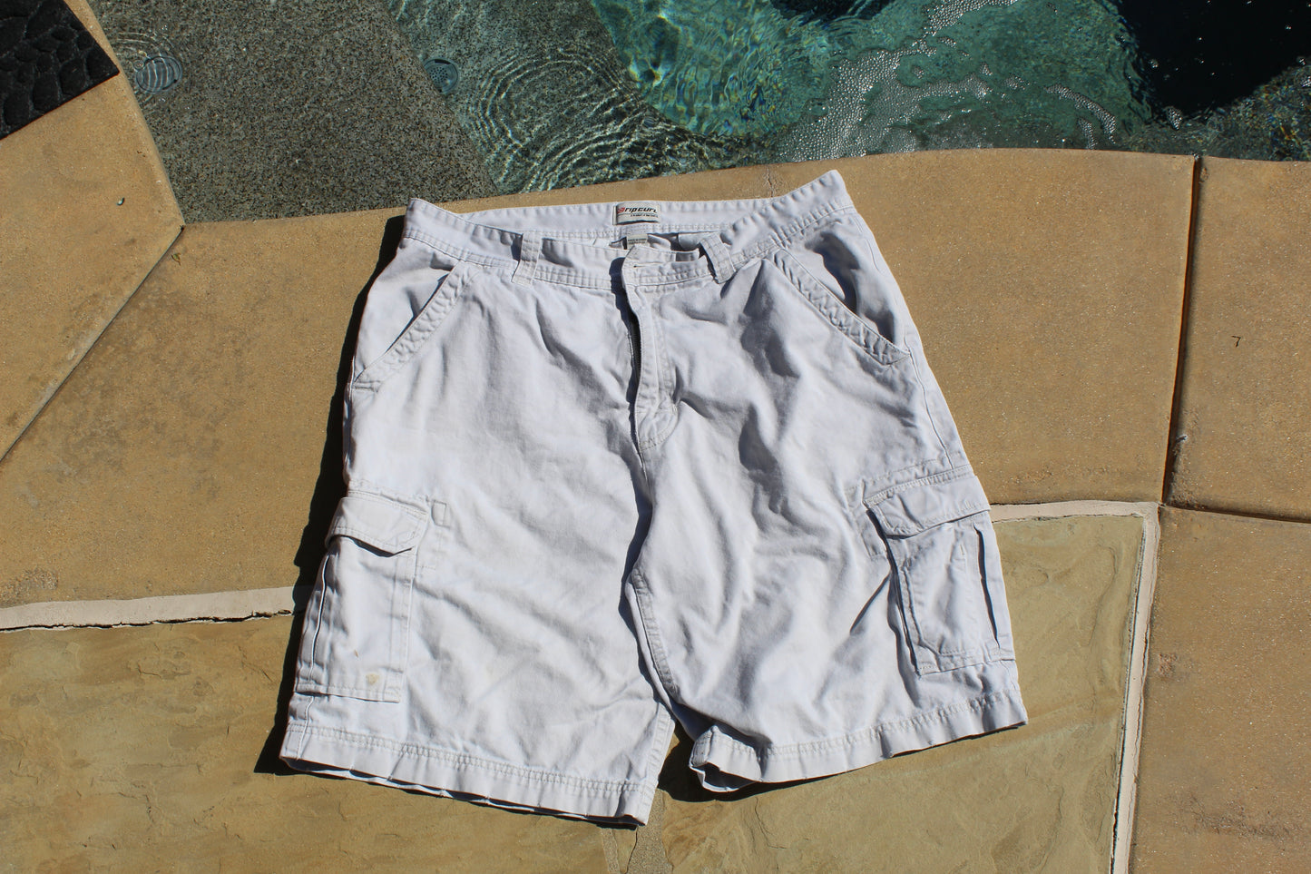 90s Rare Vintage Rip Curl Baggy Cargo Shorts