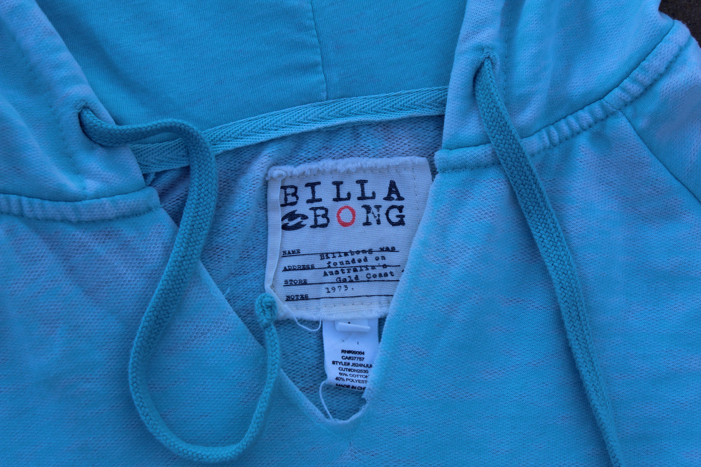 Y2K Vintage Billabong Light Hoodie