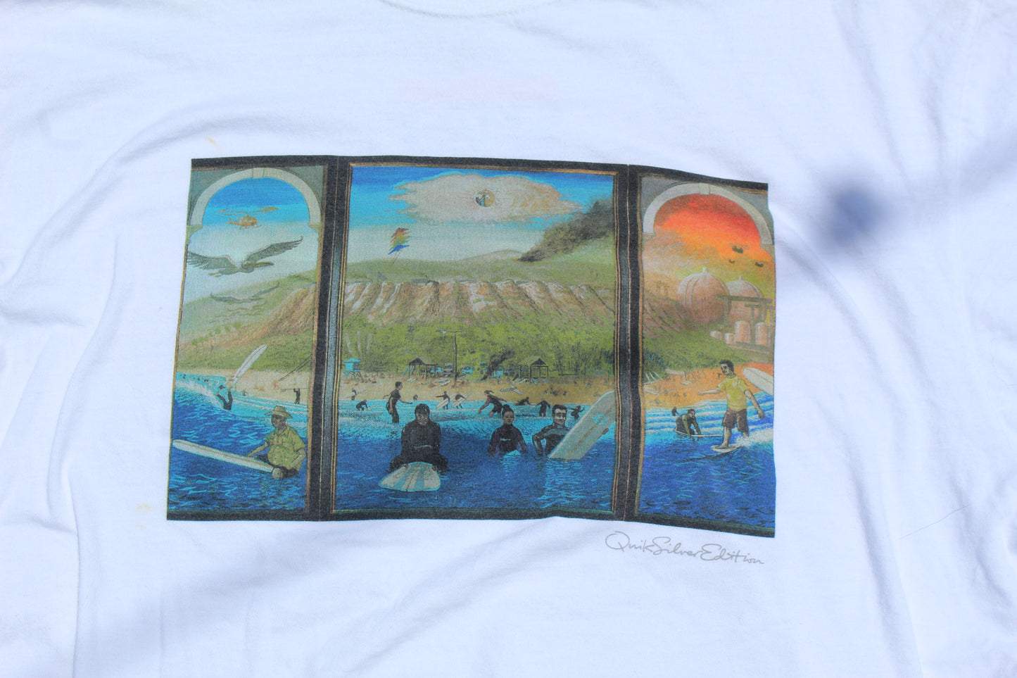 00s Rare Vintage Quiksilver Sano Classic Tee