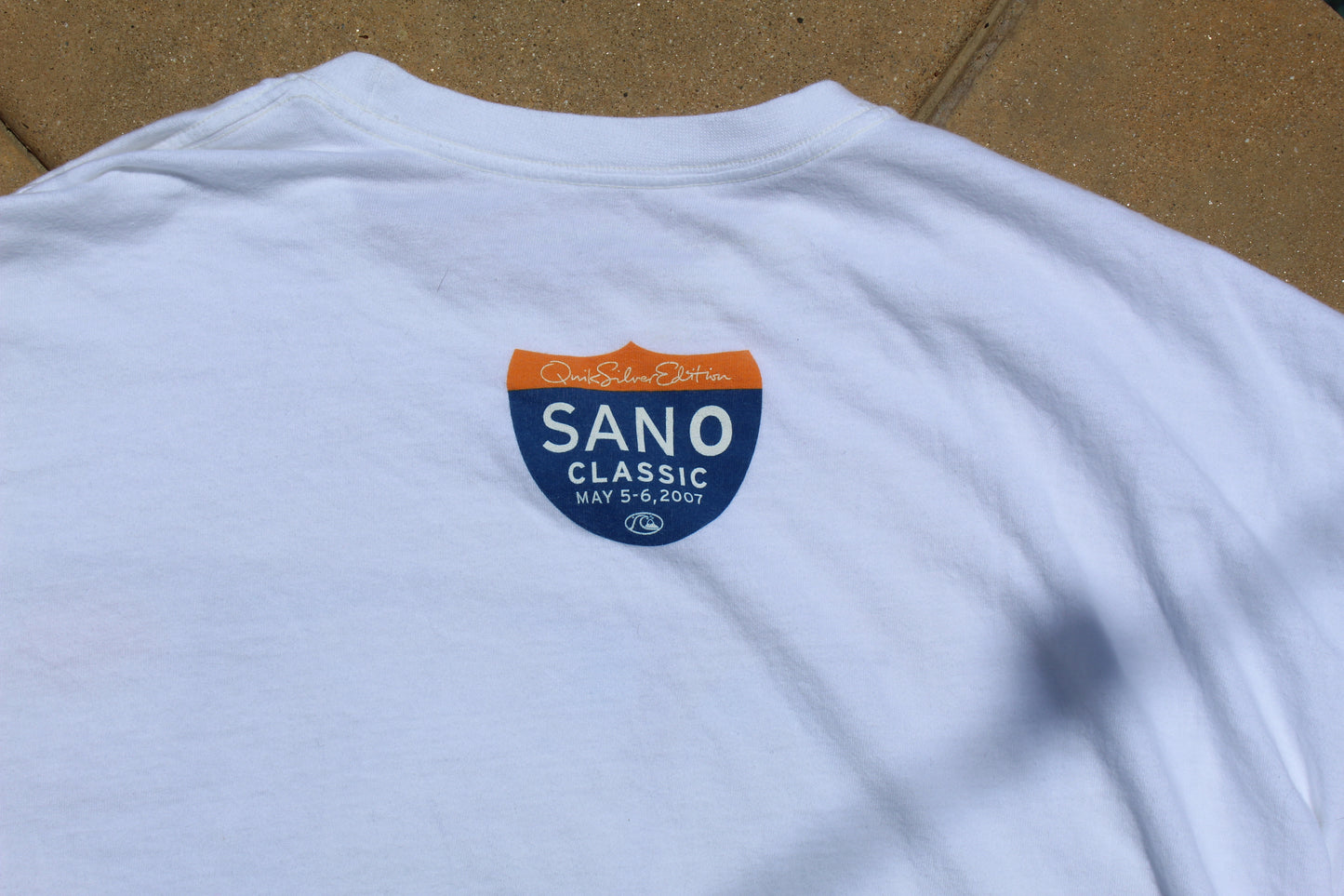 00s Rare Vintage Quiksilver Sano Classic Tee