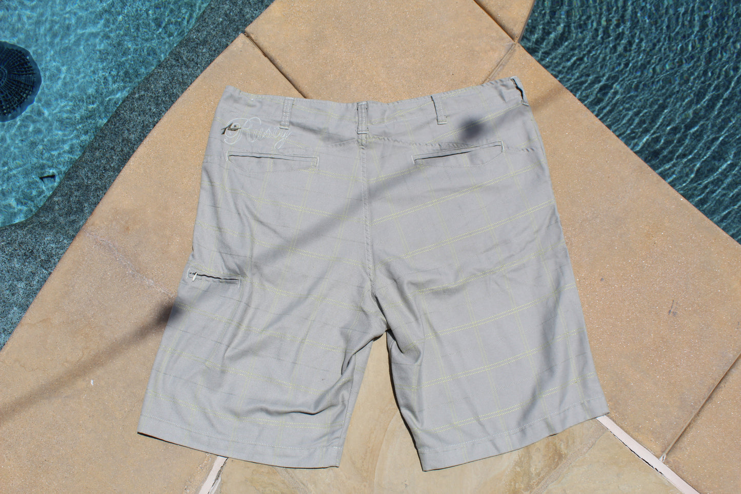 Y2K Vintage Rusty Embroidered Baggy Chino Shorts