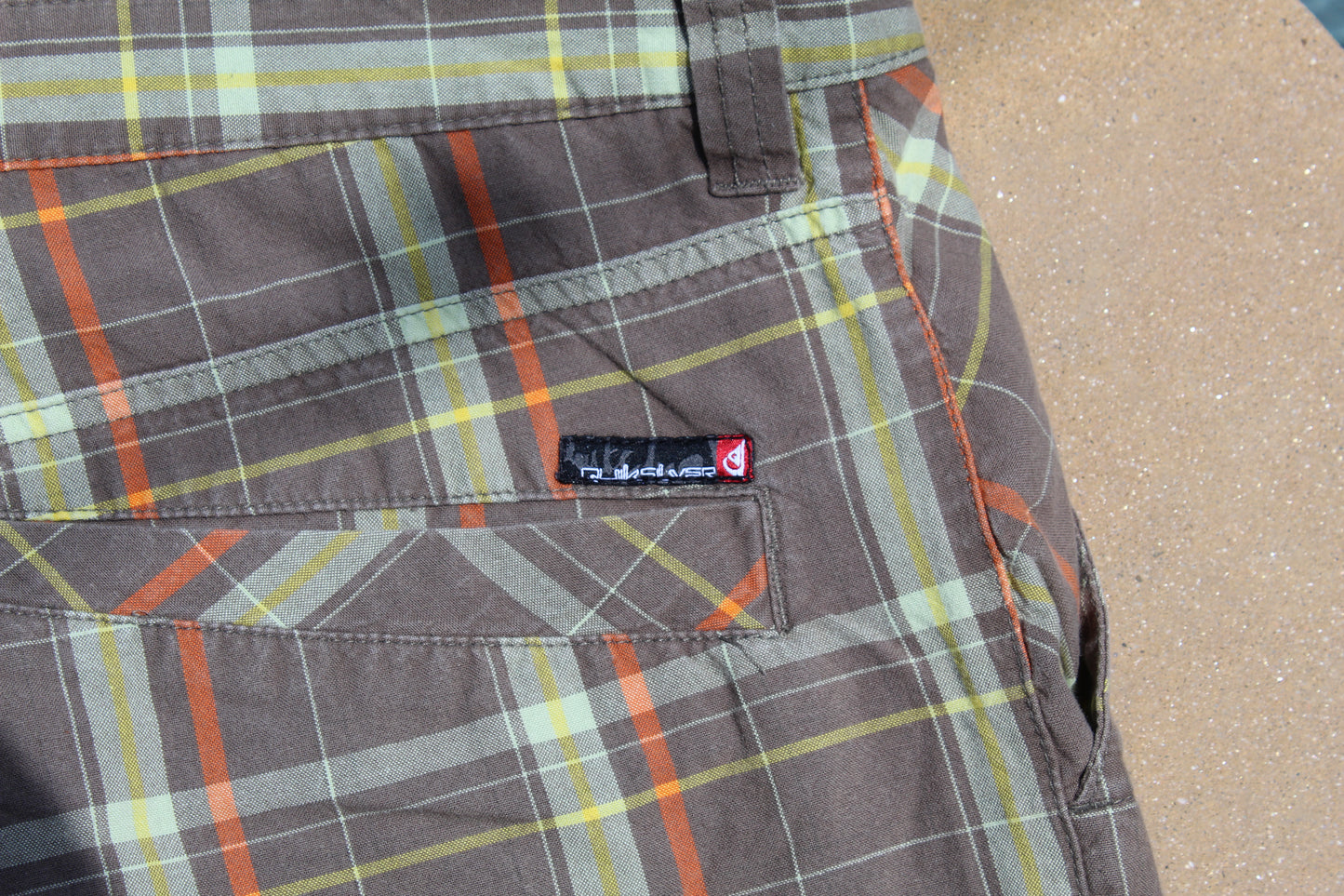 Y2K Vintage Quiksilver Plaid Baggy Shorts