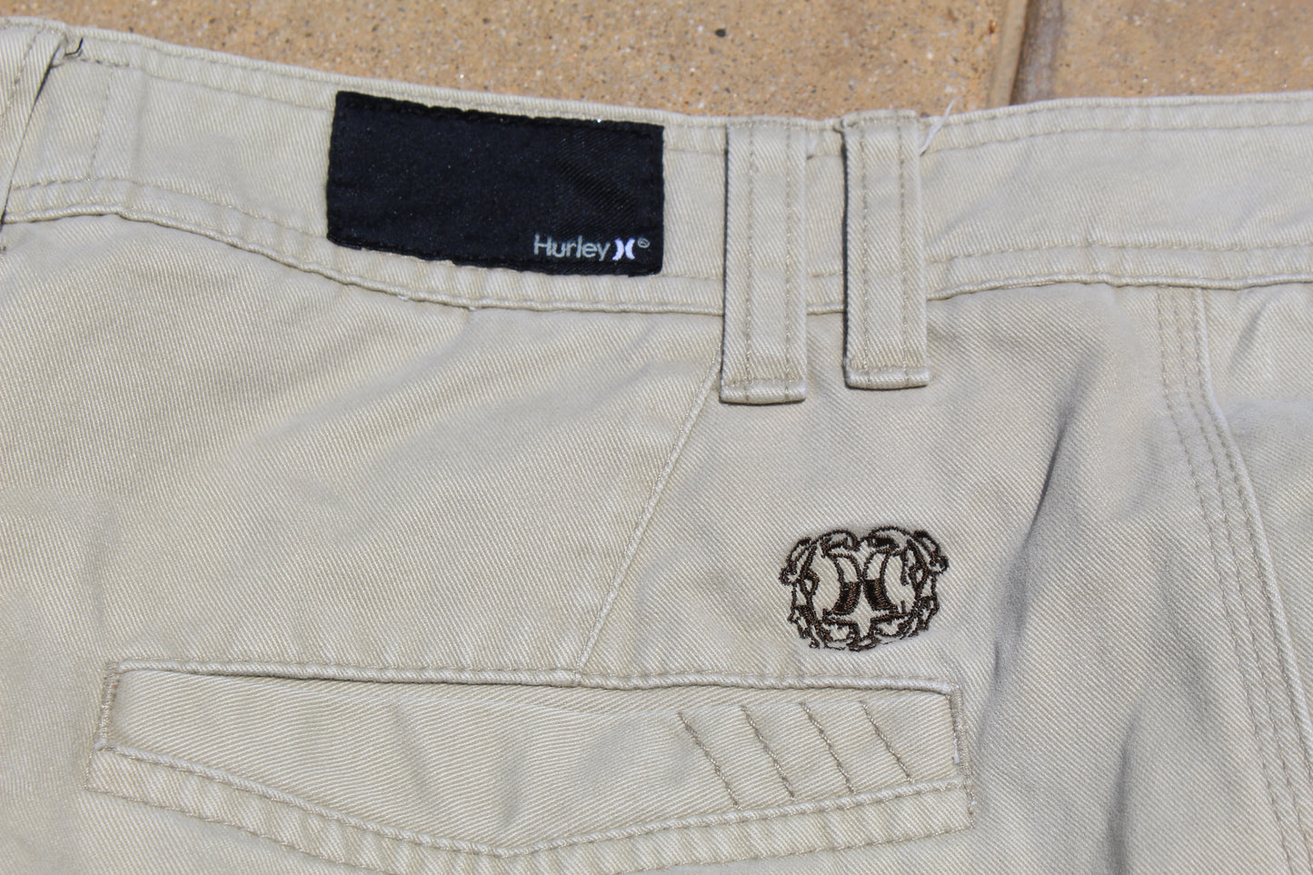 Y2K Rare Vintage Hurley Baggy Cargo Shorts