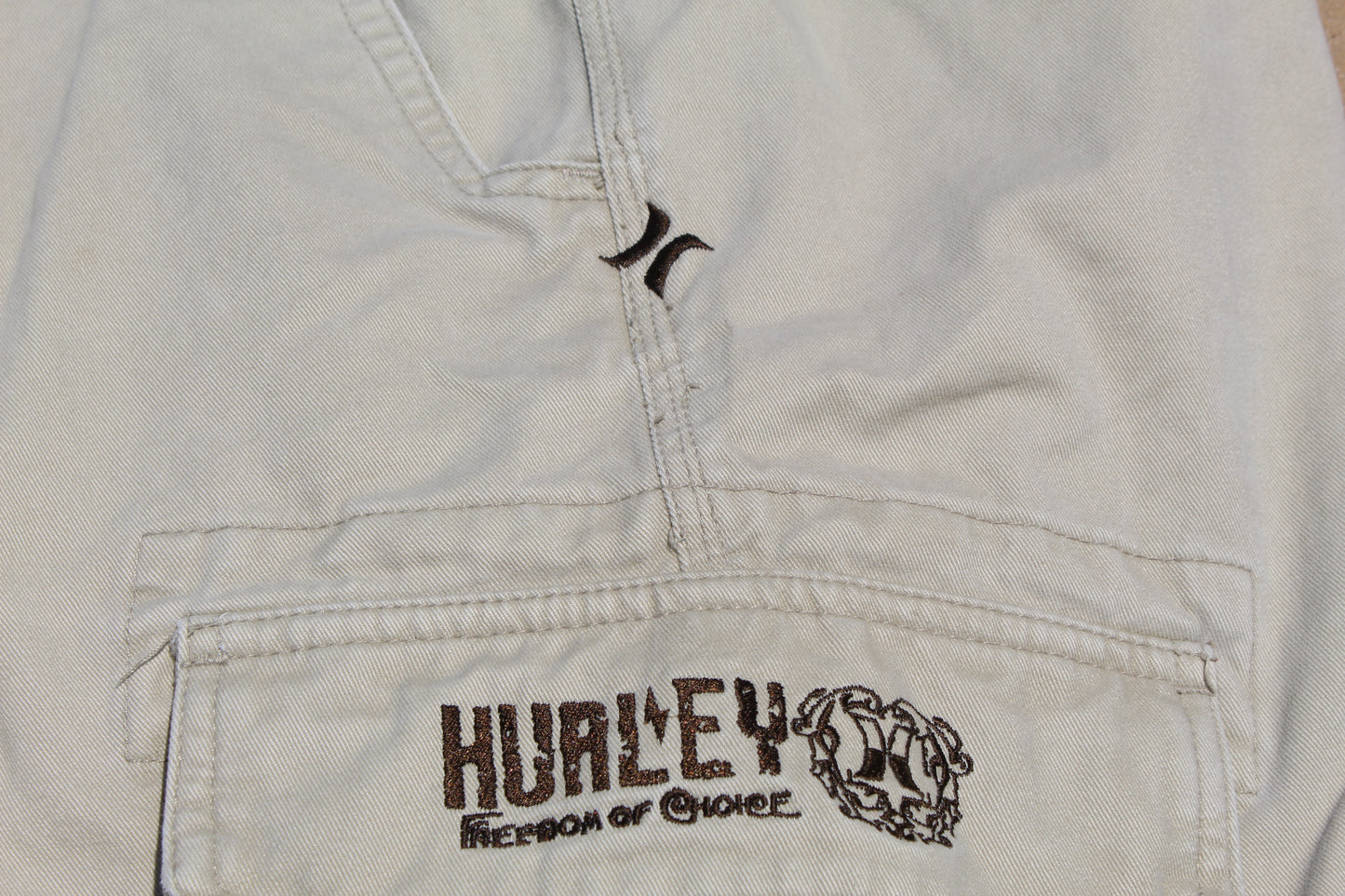 Y2K Rare Vintage Hurley Baggy Cargo Shorts