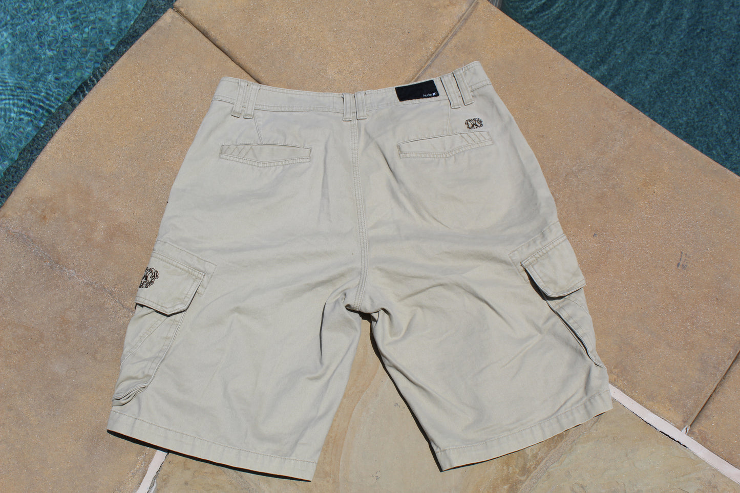 Y2K Rare Vintage Hurley Baggy Cargo Shorts