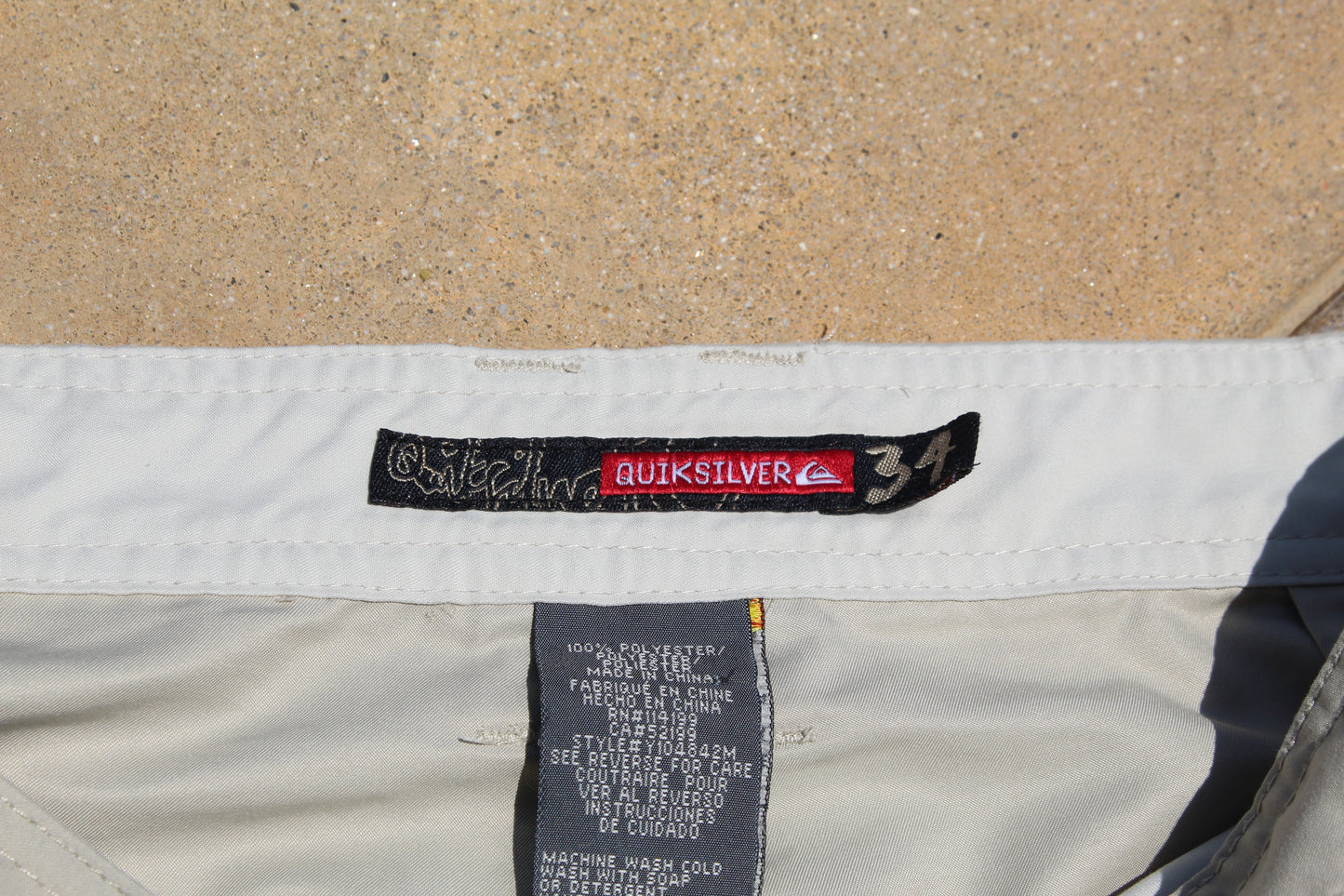 Y2K Vintage Quiksilver Baggy Cargo Shorts