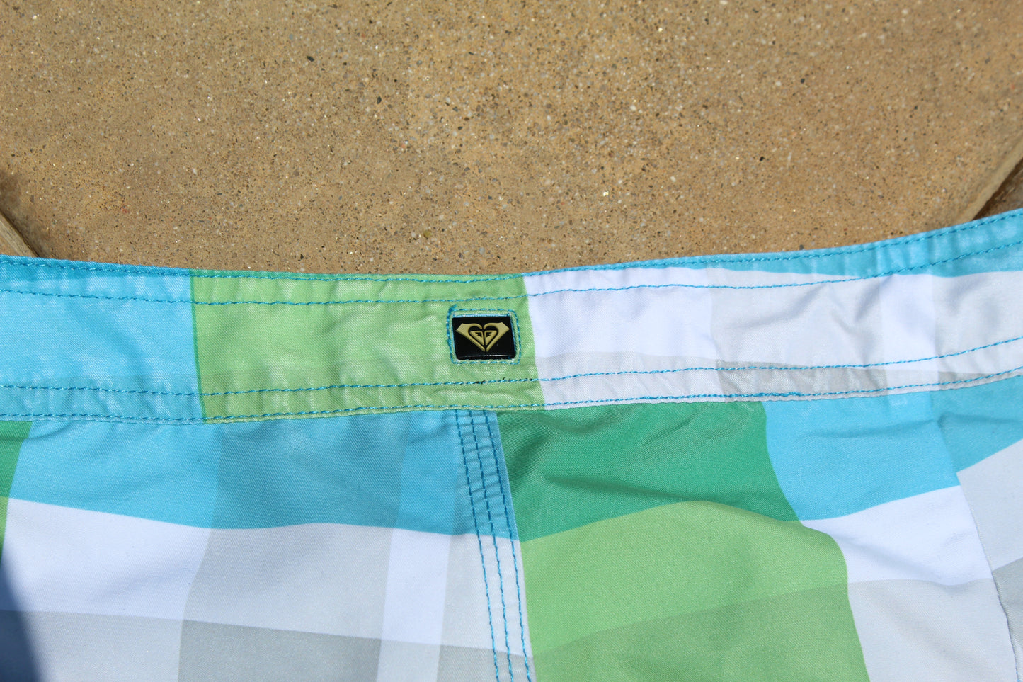 90s Vintage Roxy Embroidered Boardshorts with Finkey/Waxcomb