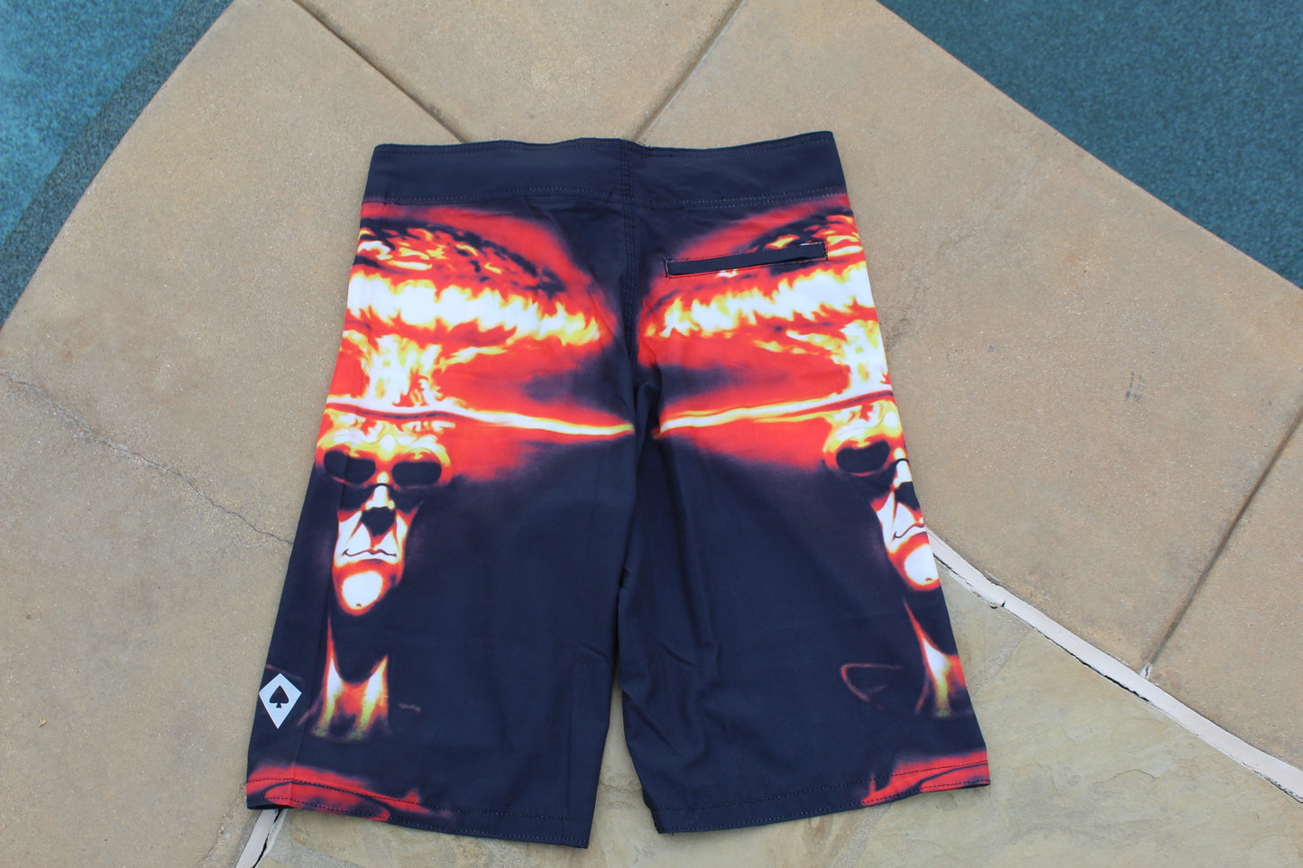 00s Deadstock More Core Division Mind Blown Baggy Boardshorts