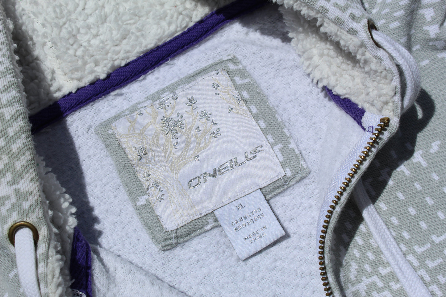 Y2K O'neill Geometric Zip Up (L) - Revival Surfwear