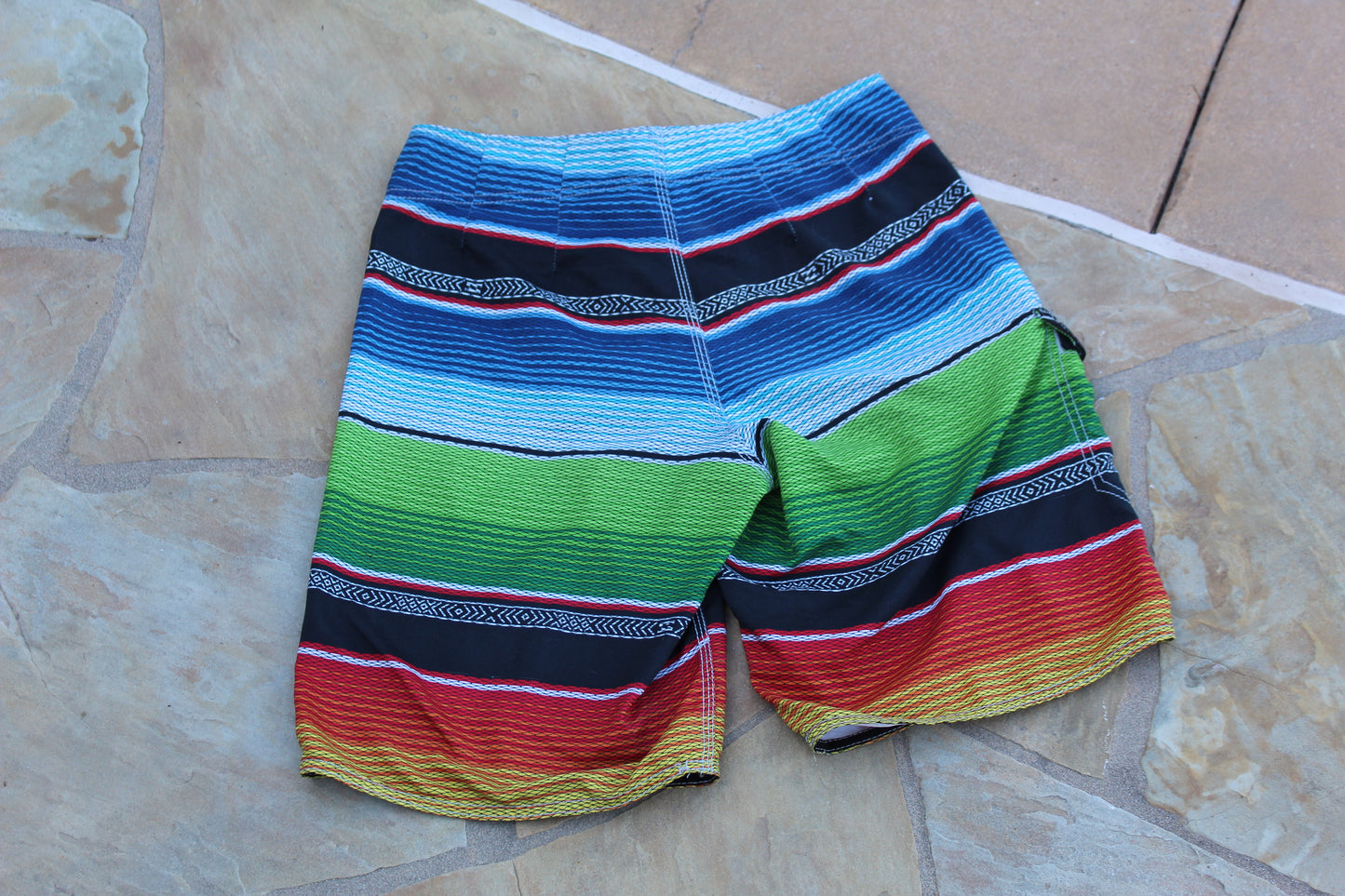 Y2K Sarape Pattern Billabong Boardshorts [w31"] - Revival Surfwear