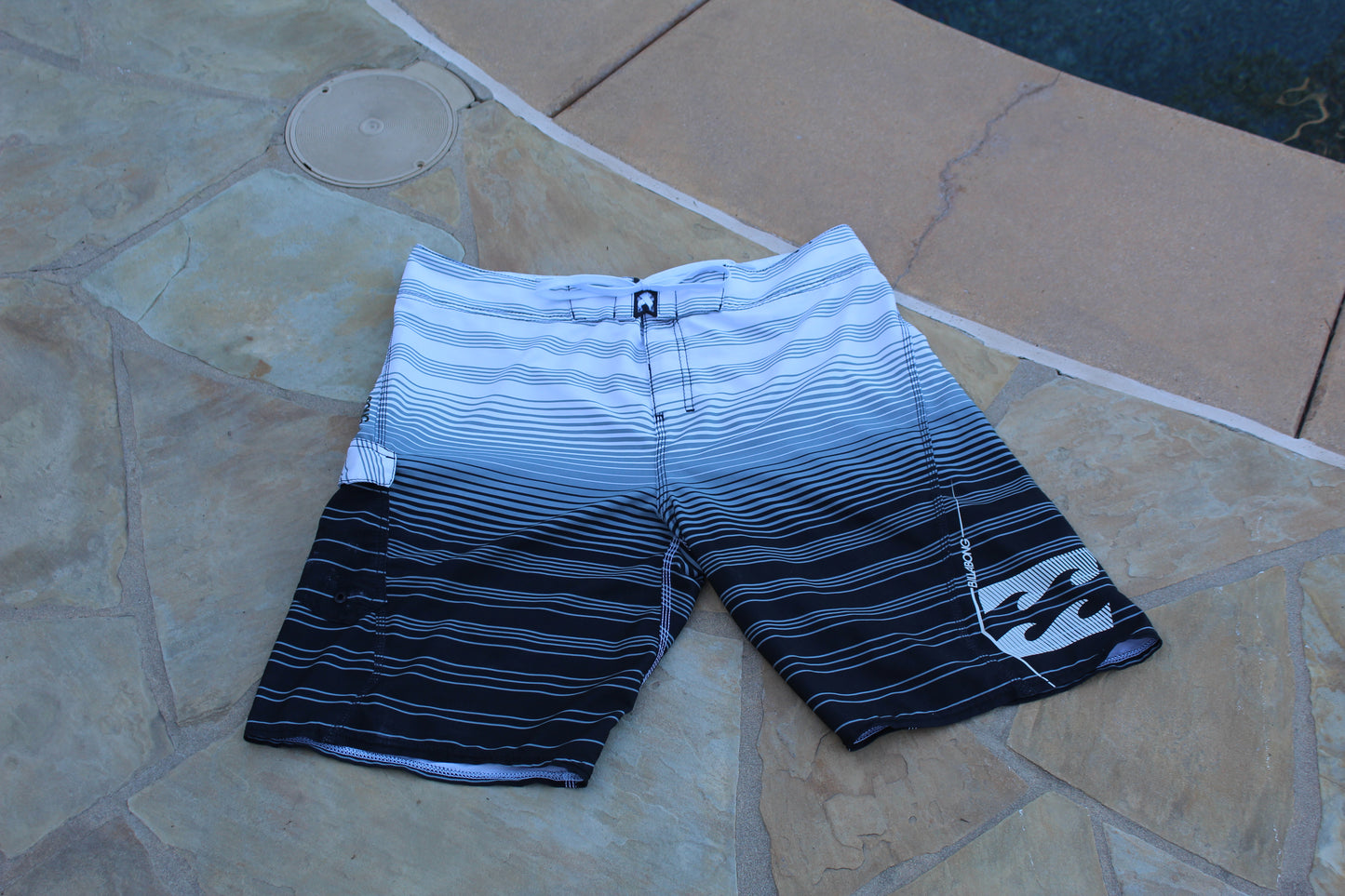 Y2K Striped Billabong Boardshorts [w36"] - Revival Surfwear