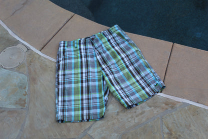 Y2K Plaid Pattern Billabong Baggy Shorts [w32"] - Revival Surfwear