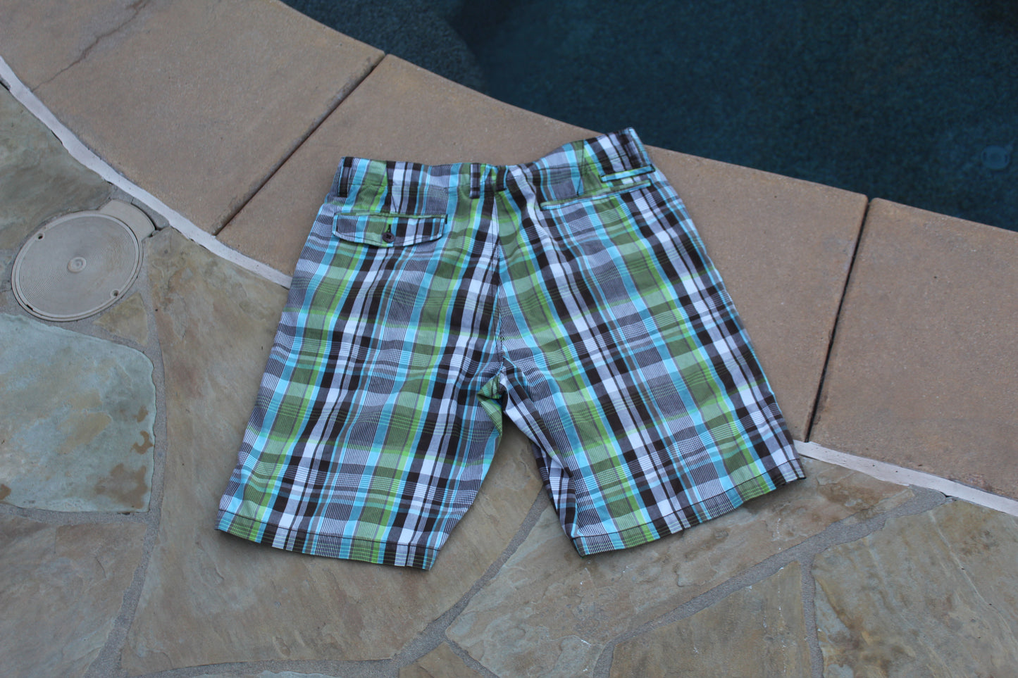 Y2K Plaid Pattern Billabong Baggy Shorts [w32"] - Revival Surfwear