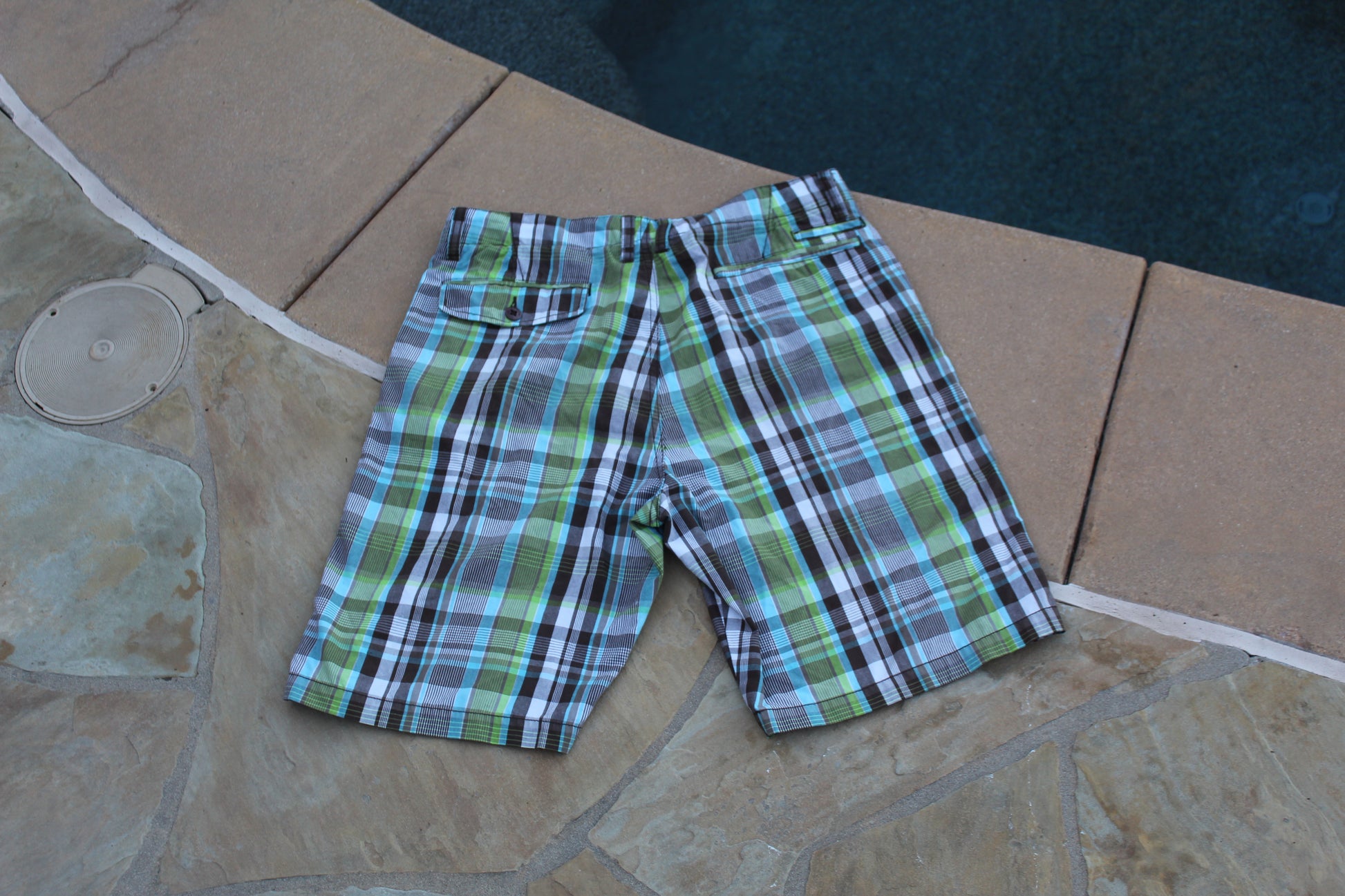 Y2K Plaid Pattern Billabong Baggy Shorts [w32"] - Revival Surfwear