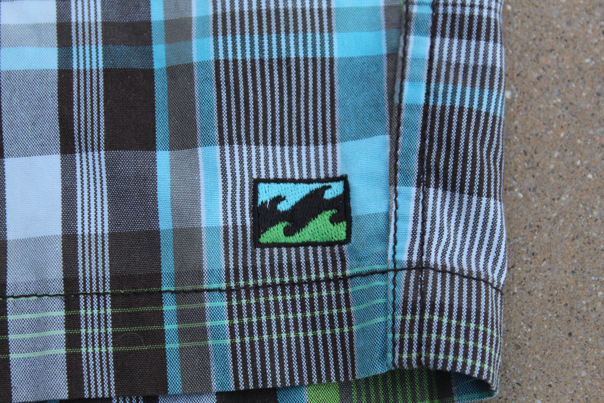 Y2K Plaid Pattern Billabong Baggy Shorts [w32"] - Revival Surfwear