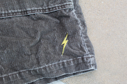 90s Lightning Bolt "Gerry Lopez" Corduroy Shorts [w34"] - Revival Surfwear