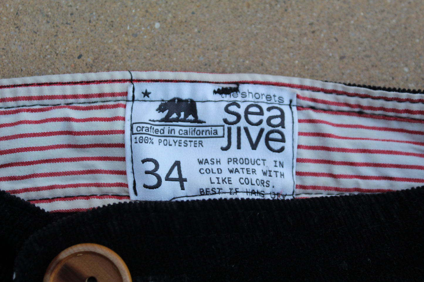 90s Rare Vintage Sea Jive Corduroy Shorts [w34"] - Revival Surfwear