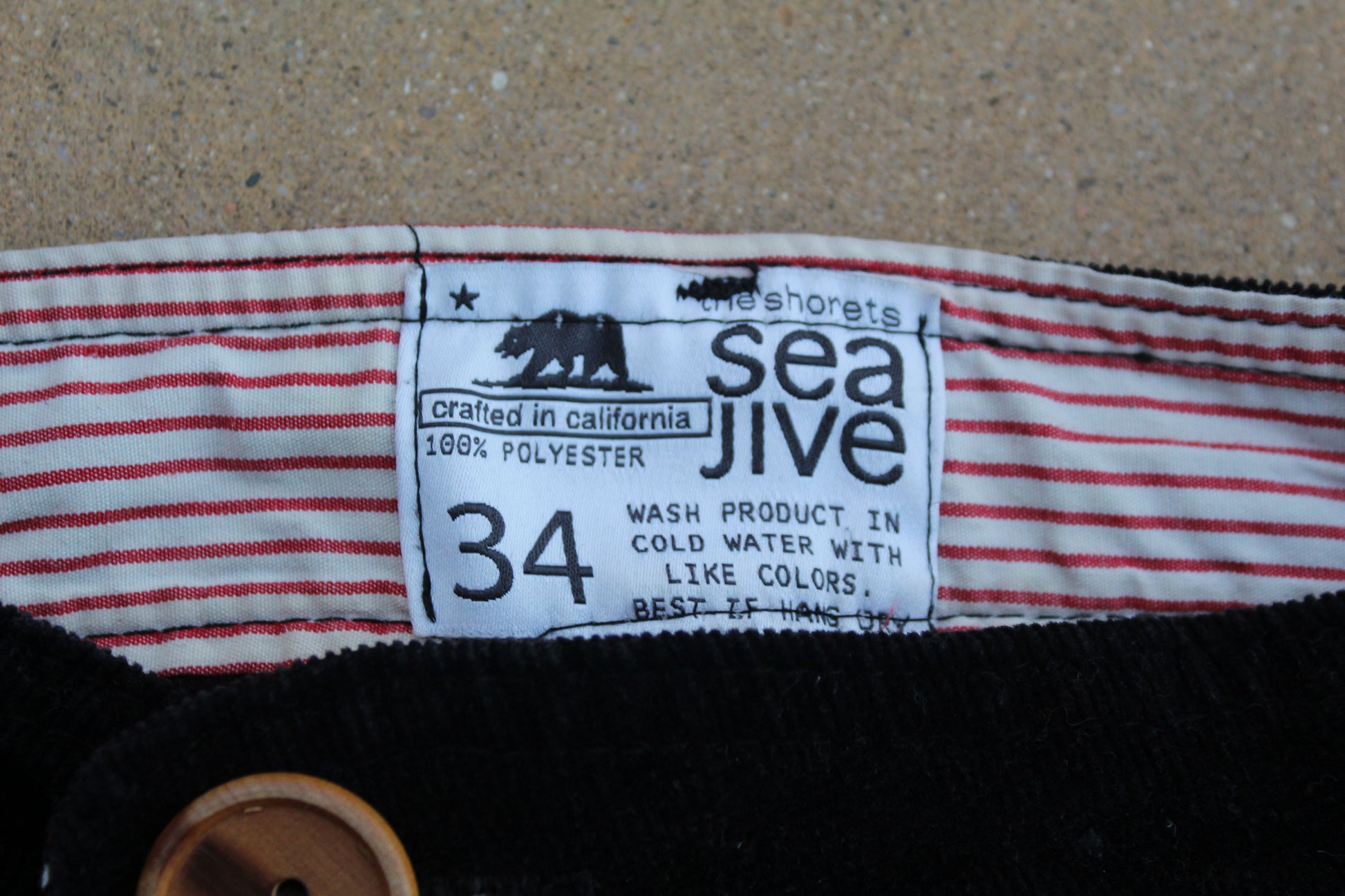 90s Rare Vintage Sea Jive Corduroy Shorts [w34"] - Revival Surfwear