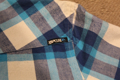 Y2K Ripcurl Blue Flannel - Revival Surfwear
