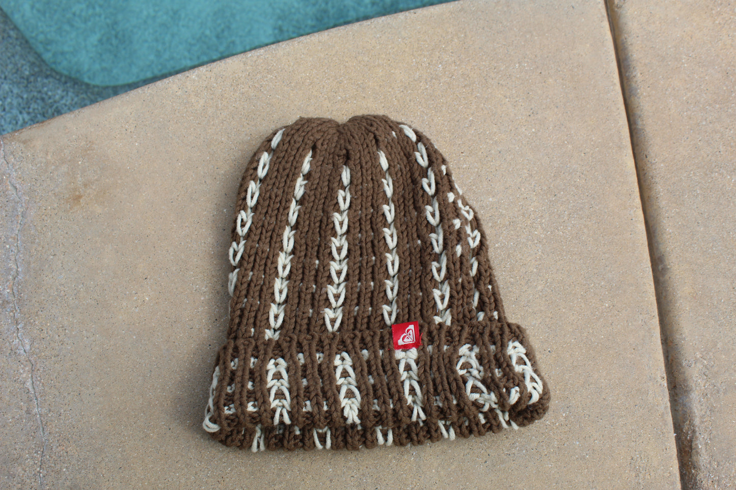 90s Vintage Roxy Crochet Beanie