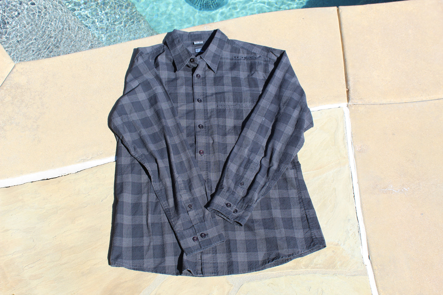 90s Rare Vintage Oakley Longsleeve Button Up