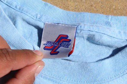 90s Vintage Santa Cruz Light Blue Longsleeve