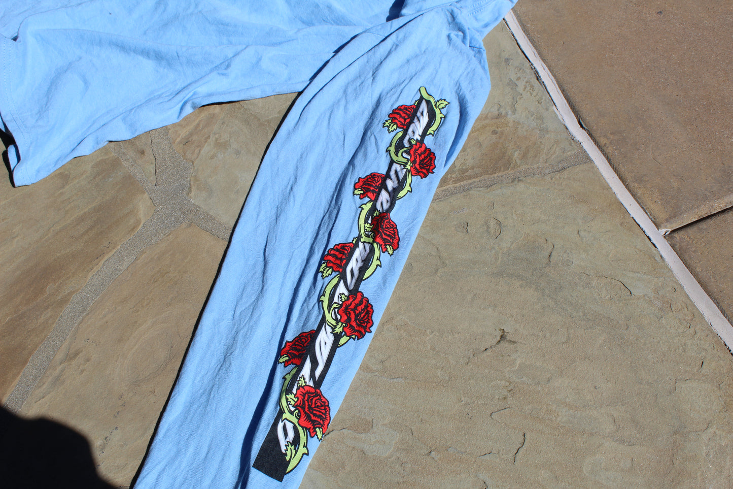 90s Vintage Santa Cruz Light Blue Longsleeve