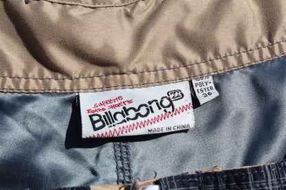 90s Vintage Billabong Plaid Boardshorts