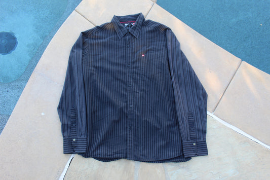 00s Rare Vintage Quiksilver Dress Shirt