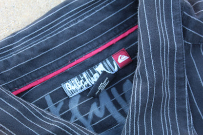 00s Rare Vintage Quiksilver Dress Shirt