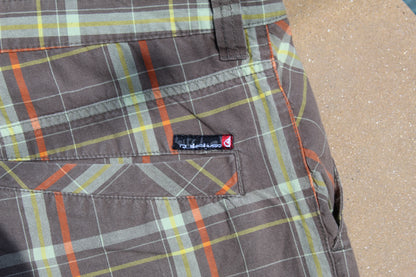 Y2K Vintage Quiksilver Plaid Baggy Shorts