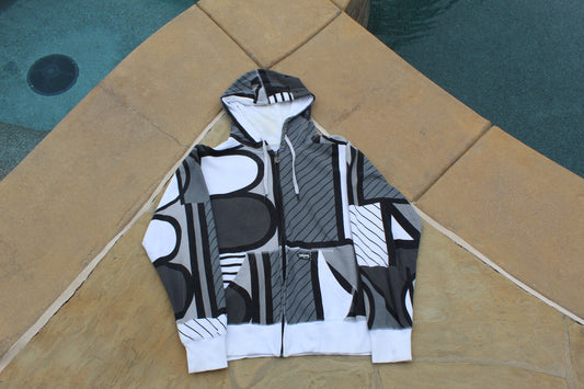 Y2K Rare Billabong Big Spellout Zip-Up