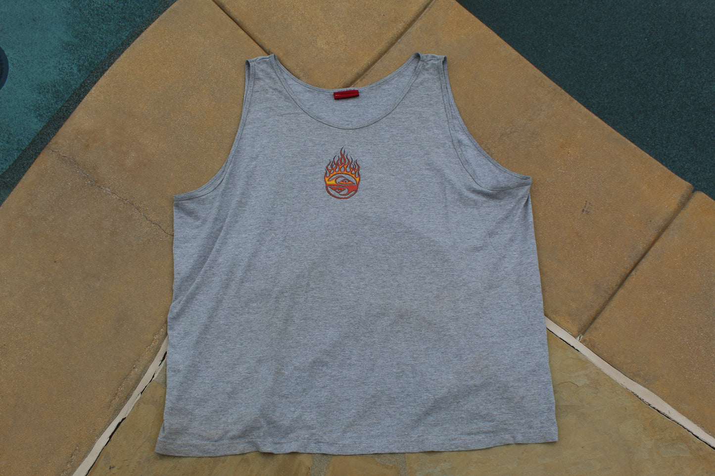 00s Vintage Quiksilver Fireball Tank Top