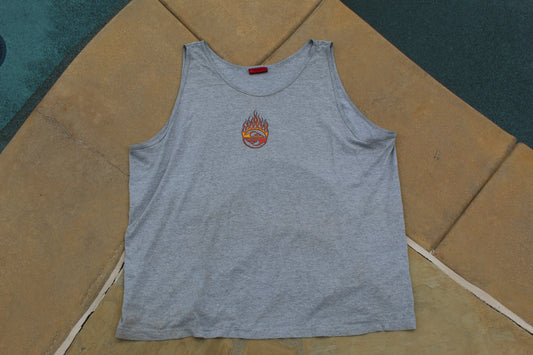 00s Vintage Quiksilver Fireball Tank Top