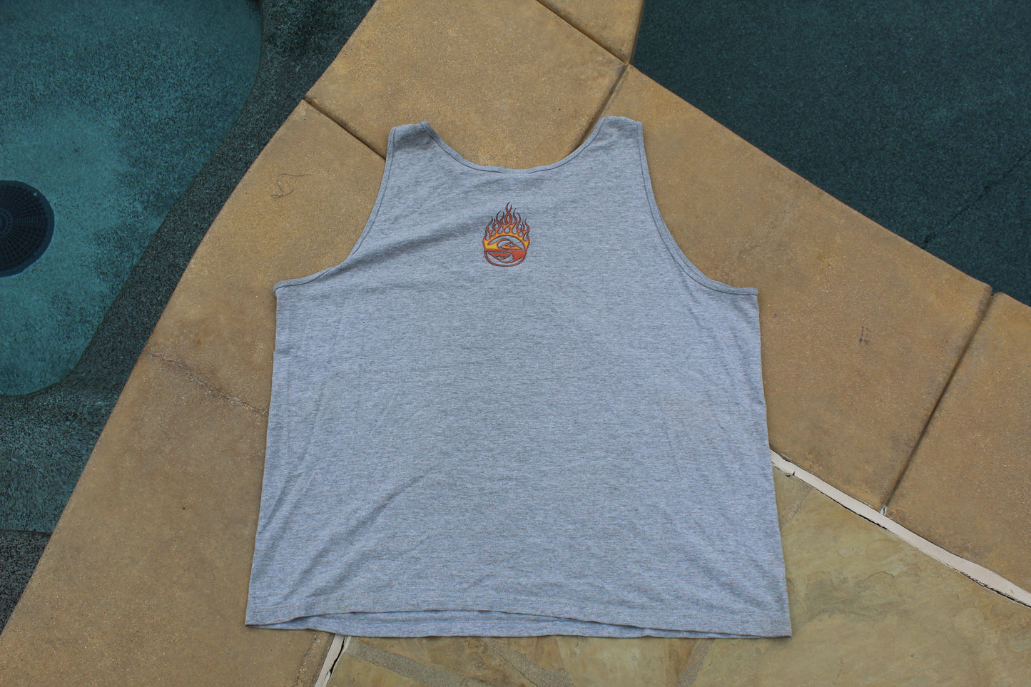 00s Vintage Quiksilver Fireball Tank Top