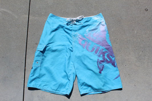 Y2K Quiksilver Smoky Logo Boardshorts