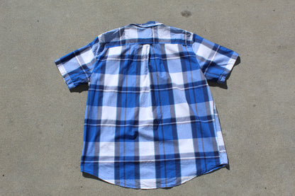 Y2K Hurley Plaid Button Up (XL) - Revival Surfwear