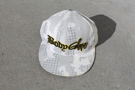 Y2K Body Glove Embroidered Flat Fitty Hat