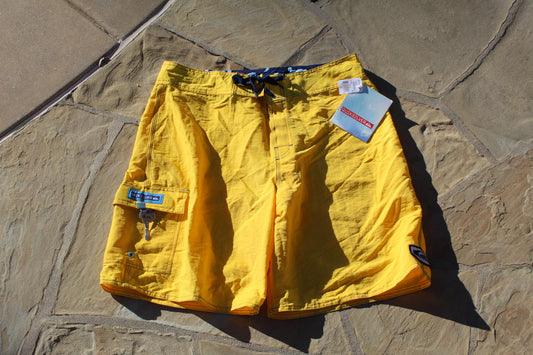90s Quiksilver Deadstock Embroidered Boardies (W34")