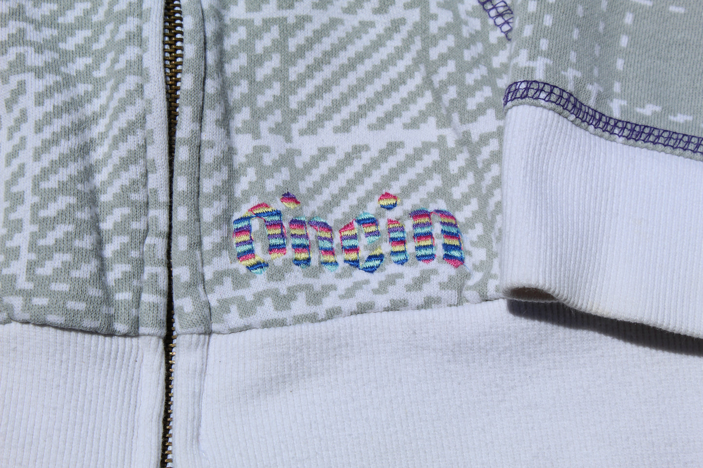 Y2K O'neill Geometric Zip Up (L) - Revival Surfwear