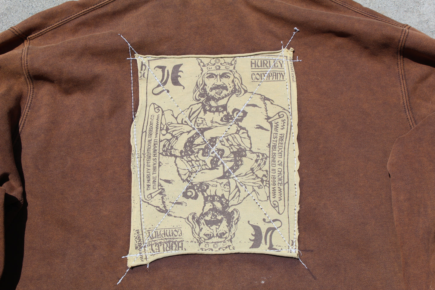 Y2K Hurley Embroidered Baggy Zip Up (L) - Revival Surfwear