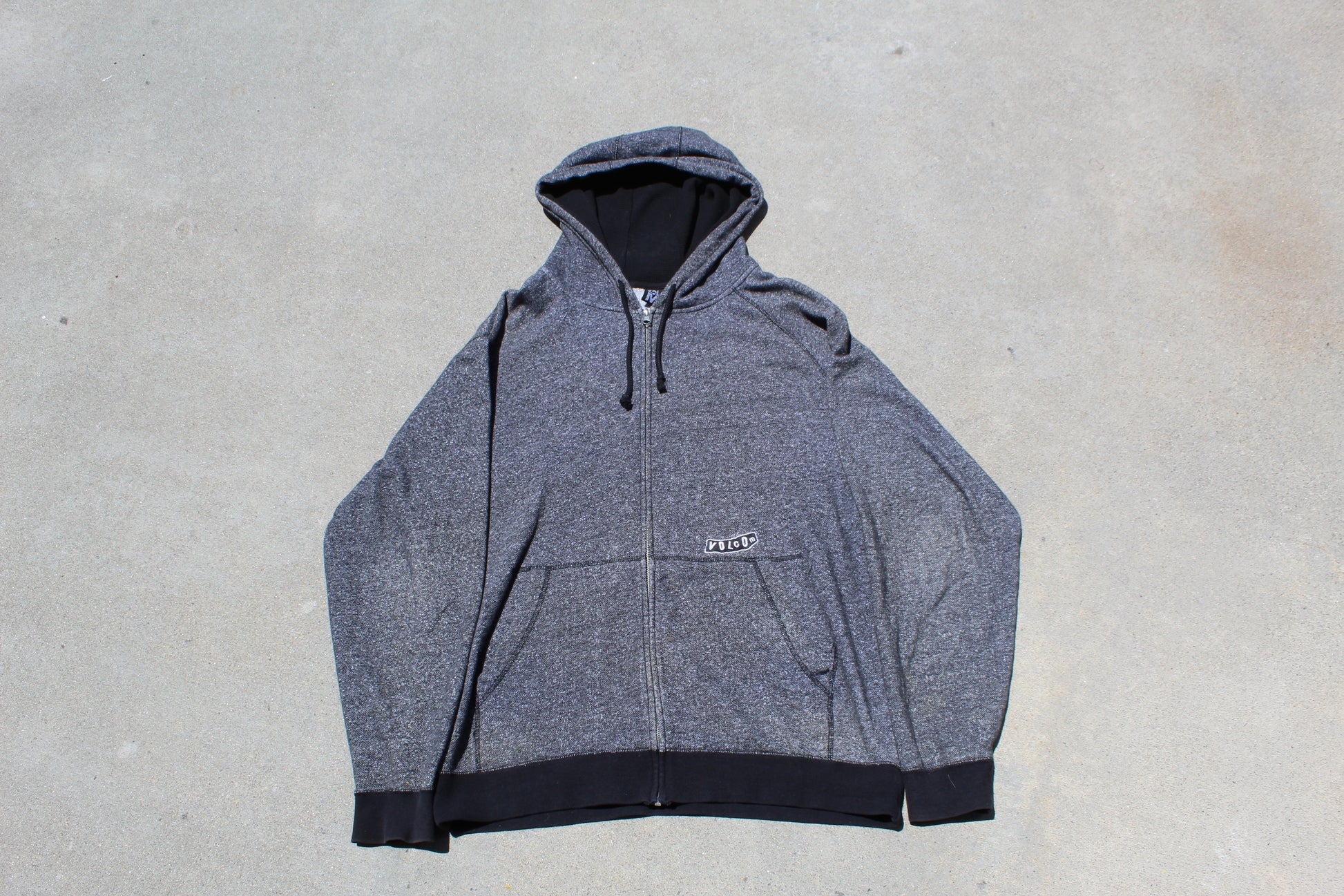 Y2K Volcom Baggy Zip Up (L) - Revival Surfwear