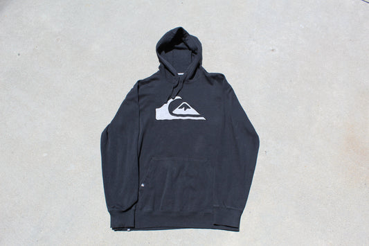 Y2K Quiksilver Front Hit Hoodie (L) - Revival Surfwear