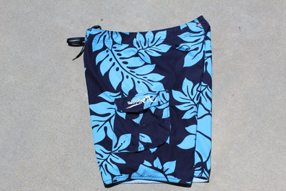 Y2K Quiksilver Floral Baggy Boardies (W35") - Revival Surfwear